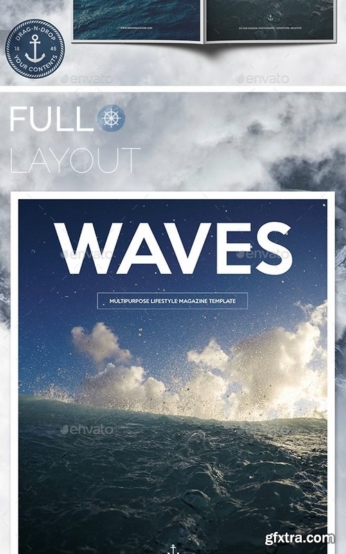 GraphicRiver - WAVES Magazine 18629335