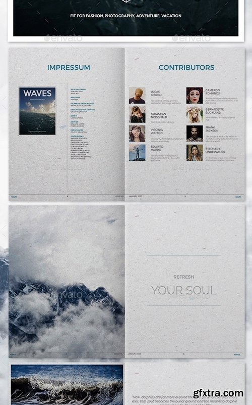 GraphicRiver - WAVES Magazine 18629335