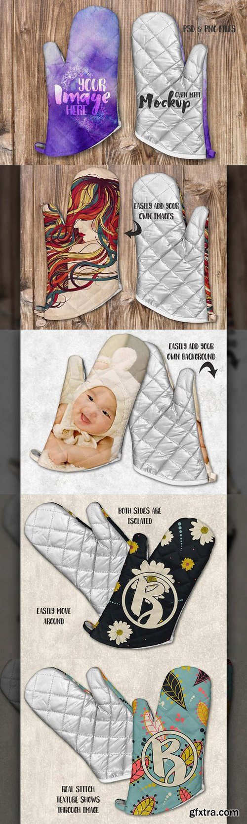 CM - Oven Mitt Mockup - Sublimation 1237249