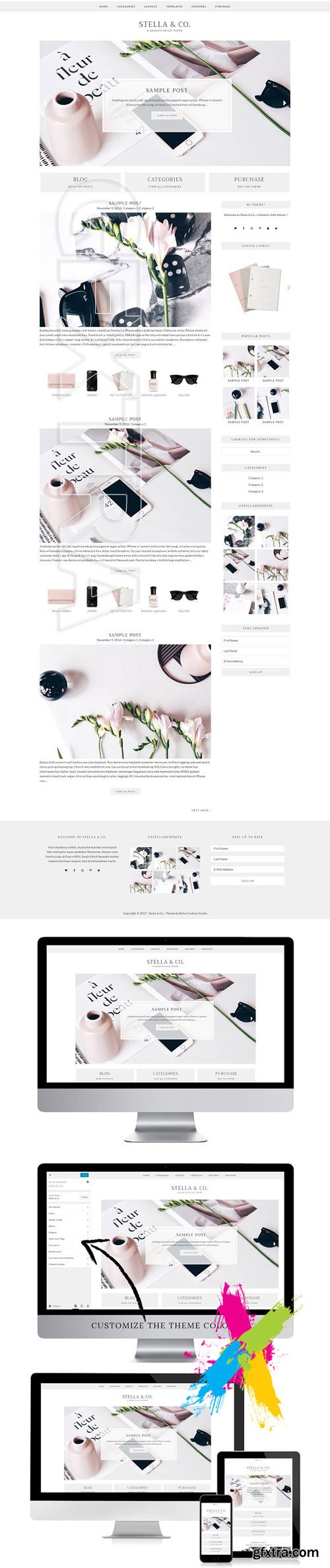 Creativemarket - Stella and Co - WordPress Theme 1176980