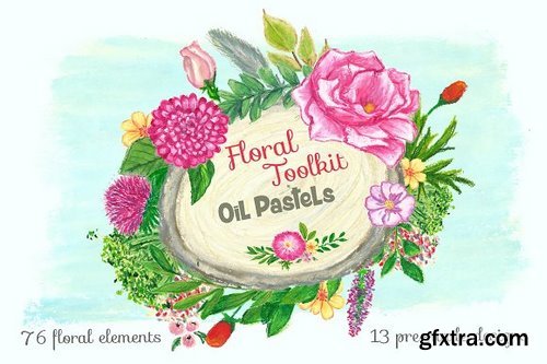 CM - Floral Toolkit Oil Pastels 303638