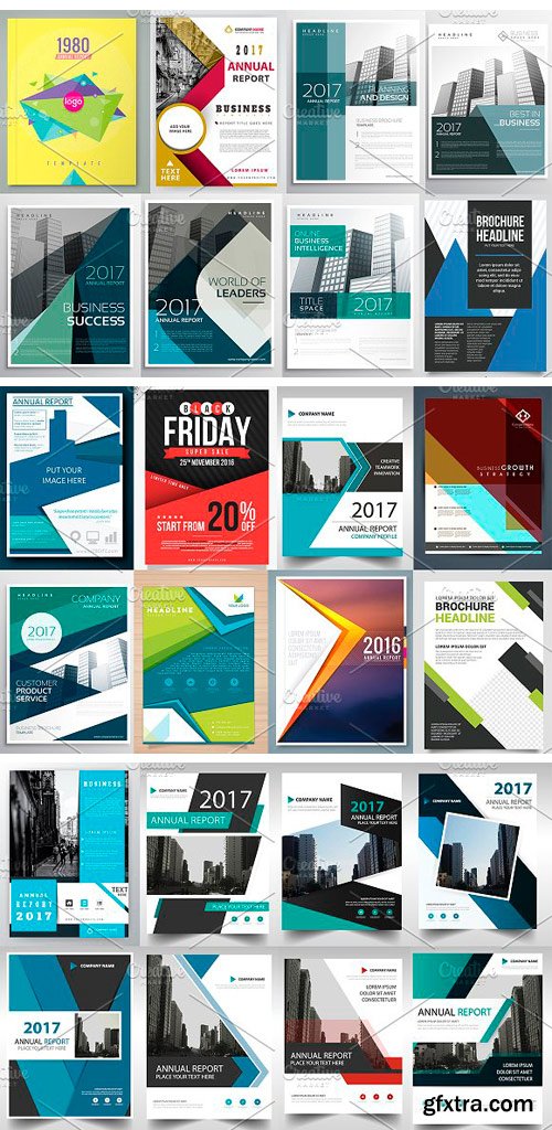 CM 1140818 - 110+ Clean Business Flyers Bundle