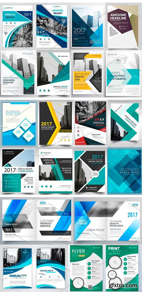 CM 1140818 - 110+ Clean Business Flyers Bundle