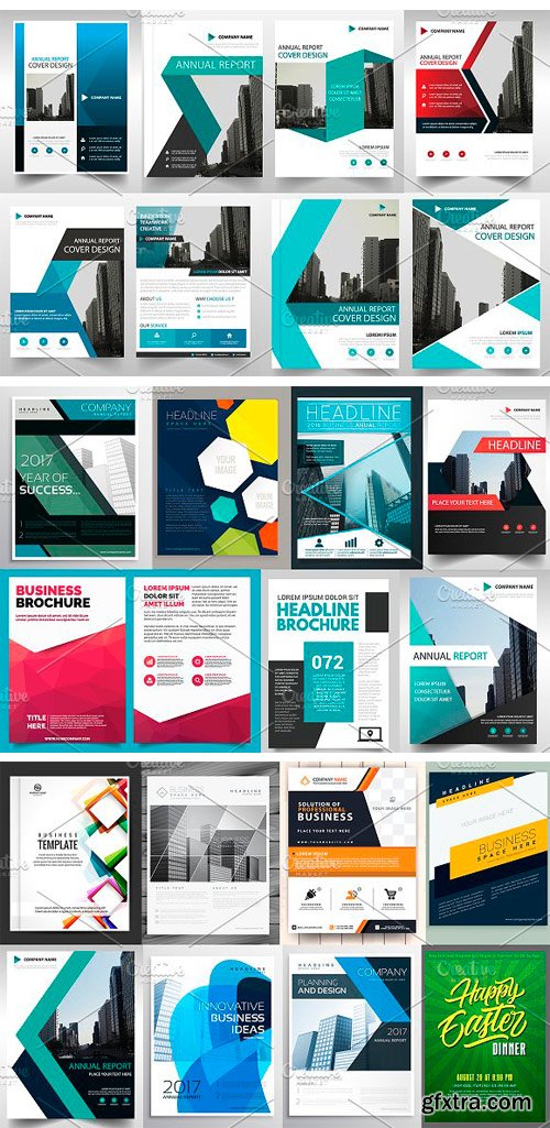 CM 1140818 - 110+ Clean Business Flyers Bundle