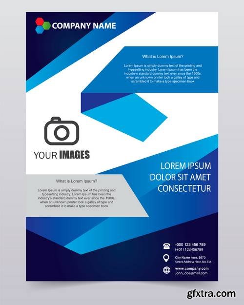 Vector Modern Brochure - Annual Report - Design Templates