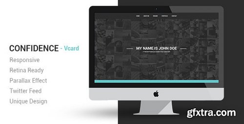 ThemeForest Confidence Responsive VCard Template 6471837