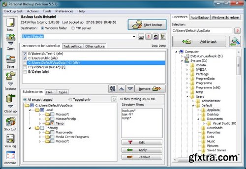 Personal Backup 5.8.7.0 (x86/x64) + portable