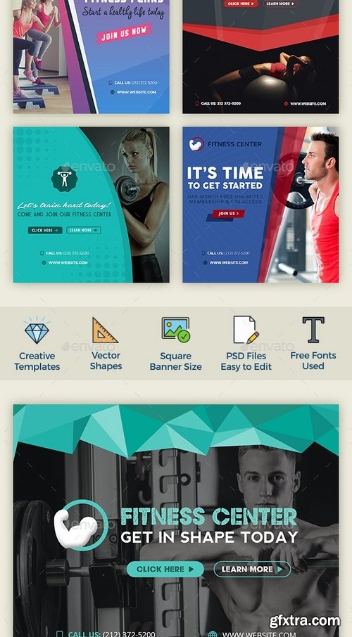 GraphicRiver - Fitness Banners 18865376