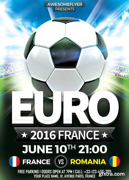 Euro Soccer V9 Flyer Template