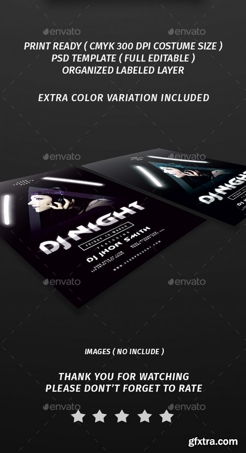 GraphicRiver - Dj Night Flyer 19443197