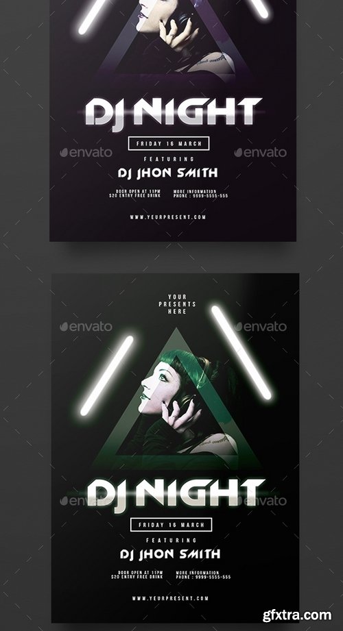 GraphicRiver - Dj Night Flyer 19443197