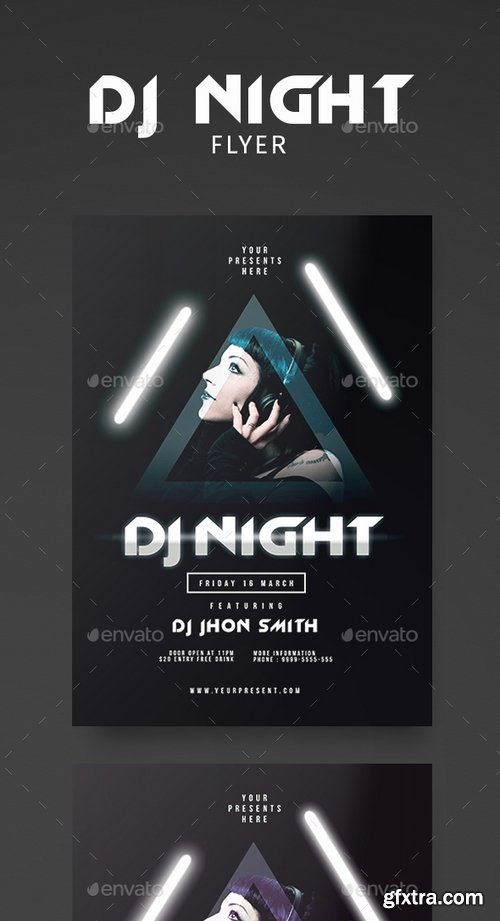 GraphicRiver - Dj Night Flyer 19443197