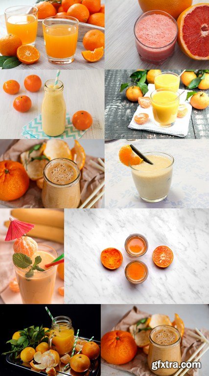 Tangerine Smoothie - 10 x JPEGs