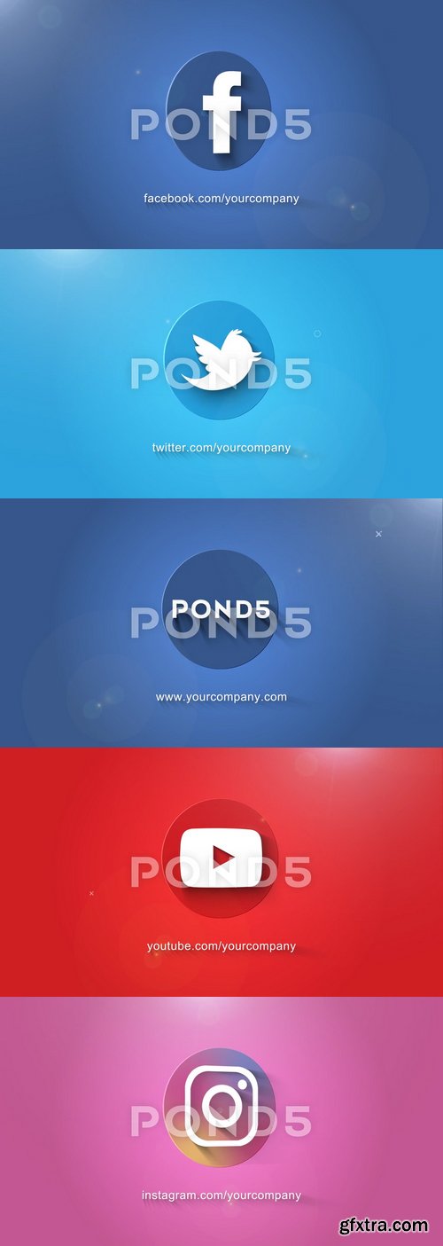 Pond5 - Social Media Logo Reveal 72262075