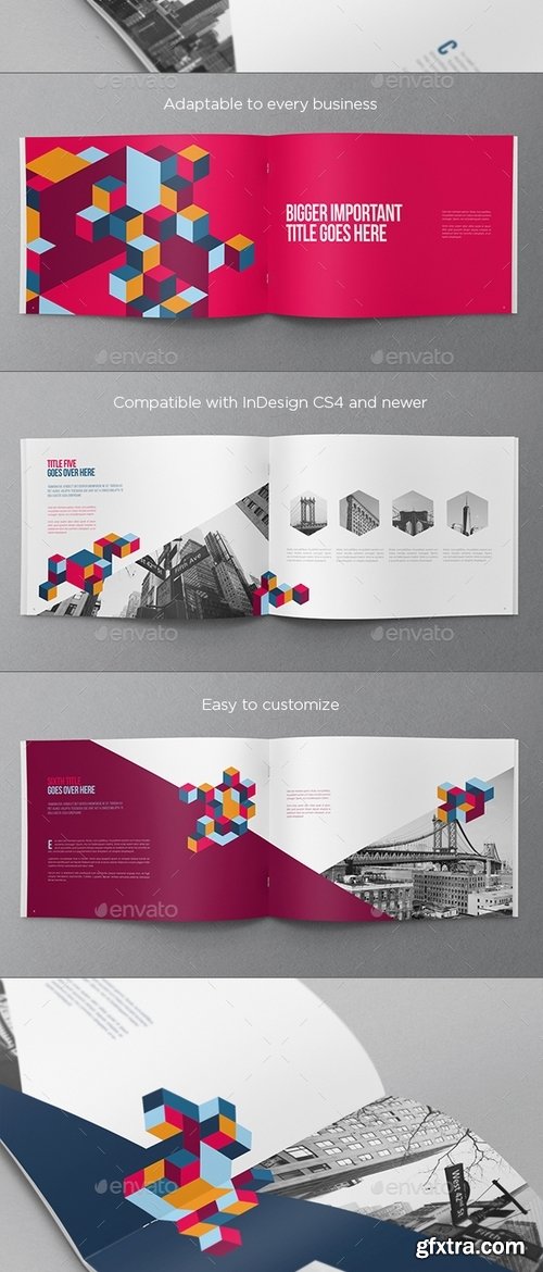 GraphicRiver - Cool Colorful Pattern Brochure 16256222