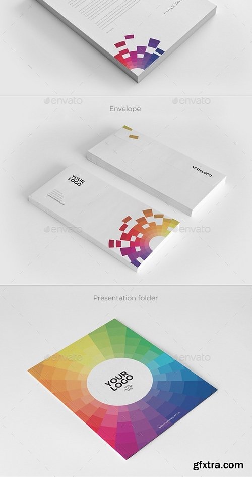 GraphicRiver - Colorful Bright Stationery 12049851