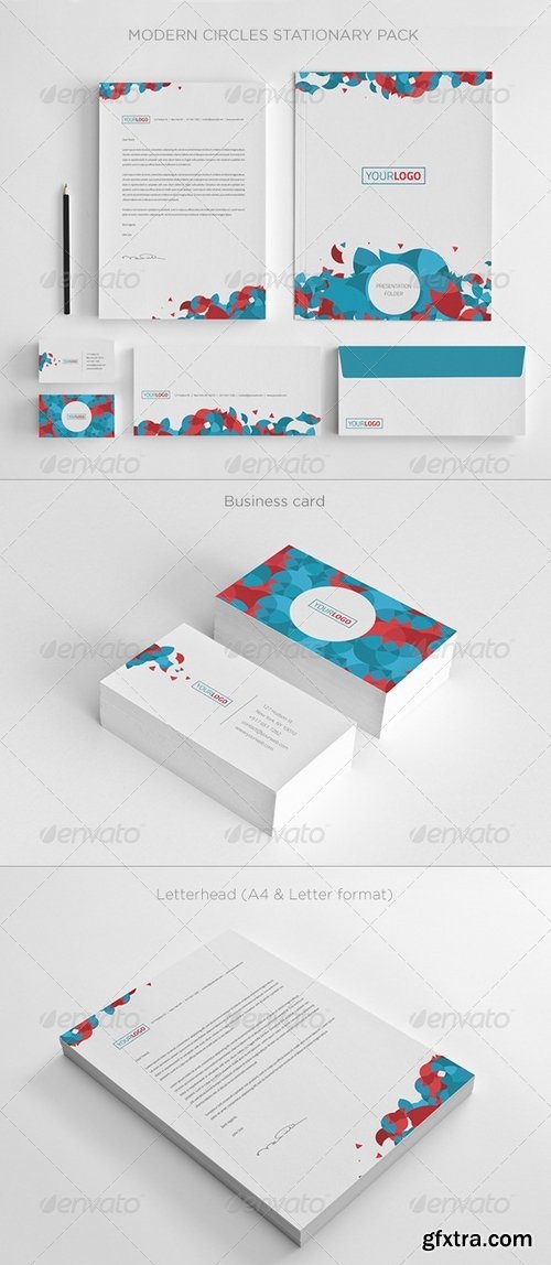 GraphicRiver - Modern Circles Stationary 5522773