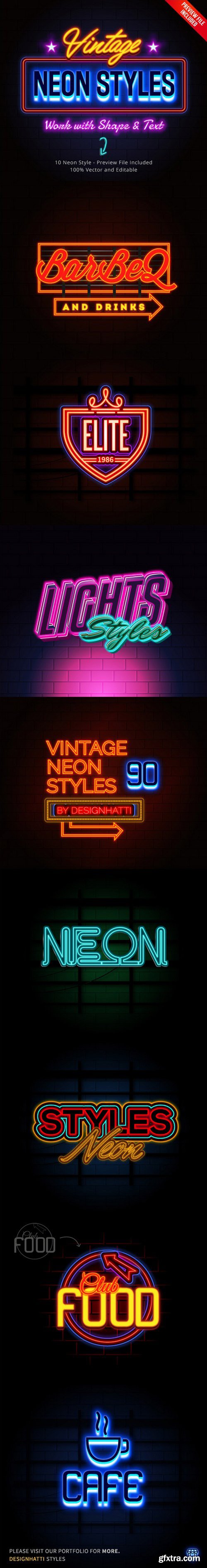 Graphicriver - Vintage Neon Styles 19378940