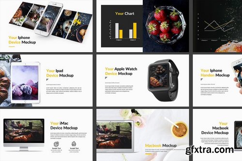 CreativeMarket Food Keynote Template 1252966