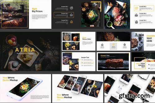 CreativeMarket Food Keynote Template 1252966