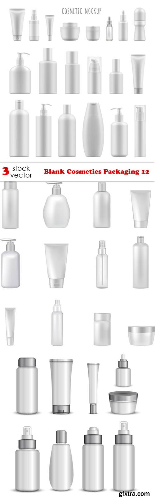 Vectors - Blank Cosmetics Packaging 12