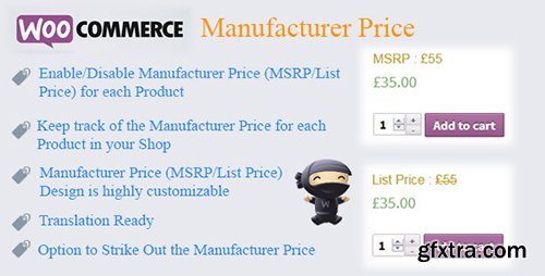 CodeCanyon - WooCommerce Manufacturer Price v1.9 - 7754610
