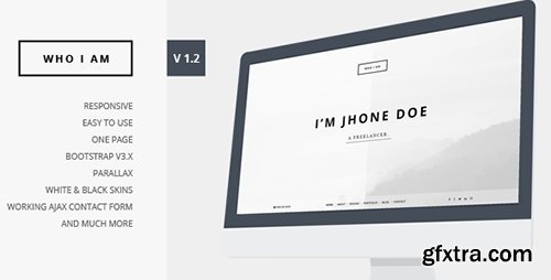 ThemeForest - Who I am v1.2 - Personal Resume and Portfolio - 9745869