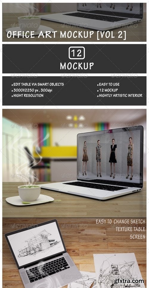 GraphicRiver - Office Art Mockup Vol 2 7666993