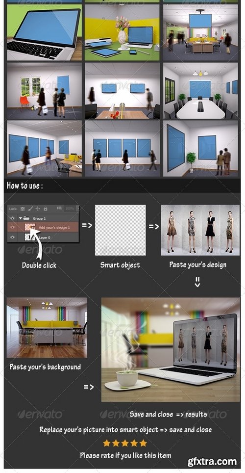 GraphicRiver - Office Art Mockup Vol 2 7666993