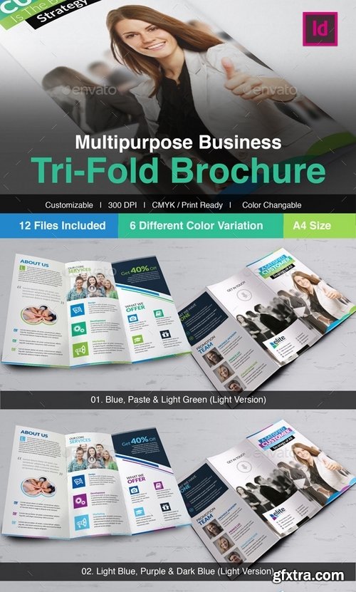 GraphicRiver - Elite Multipurpose Business Tri-Fold Brochure 10186676