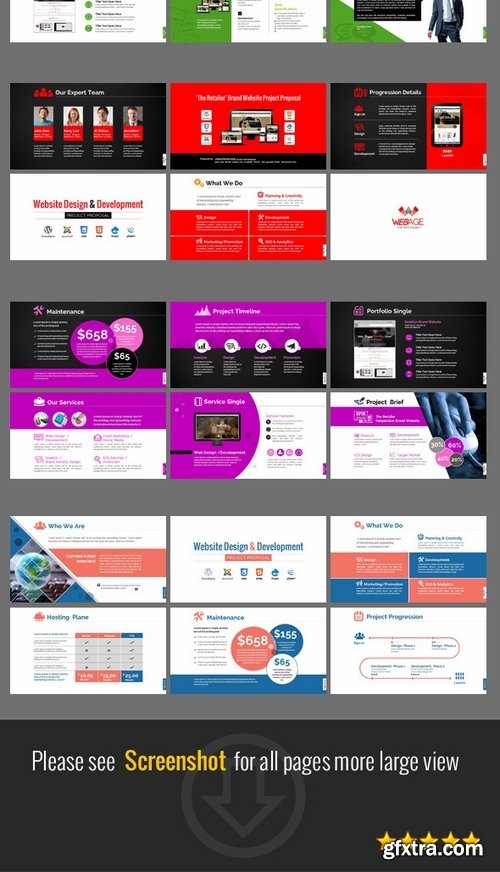 GraphicRiver - Web Design & Development Project Presentation 7349941