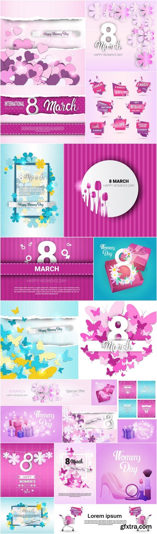 8 March Womans Day - 21 Vector