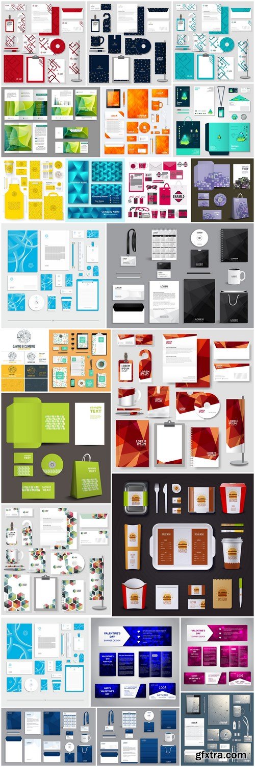 Modern Corporate Identity Template - 25 Vector