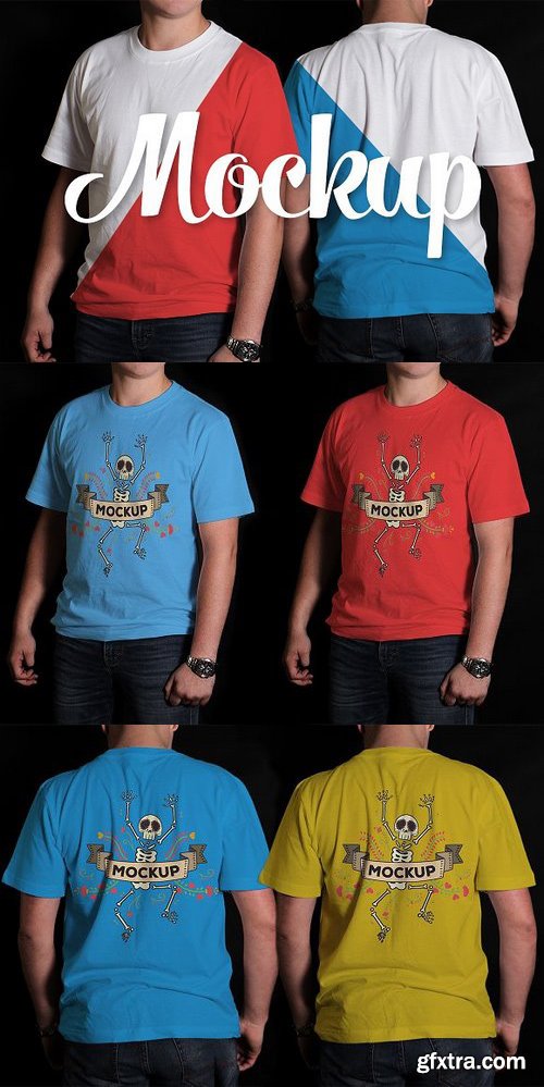 CM - Male T-shirt Mockups 976982