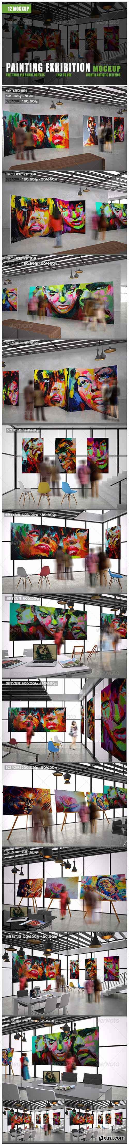 GR - Painting Exhibition Mockup 7850787