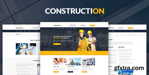 ThemeForest - Construction – Architecture, Builder, Construction Company PSD Template 19306416