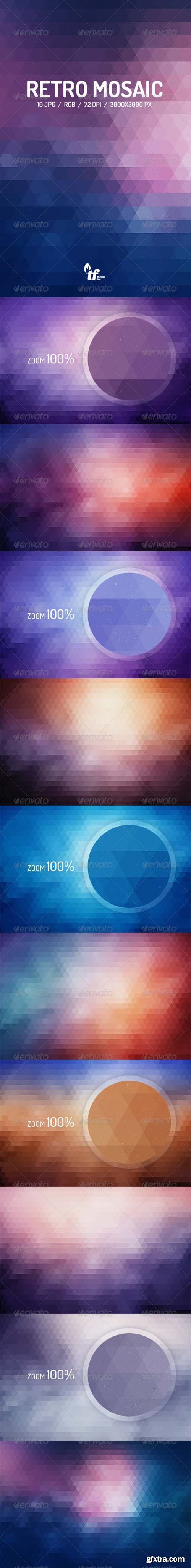 GR - Retro Mosaic Backgrounds 8748146