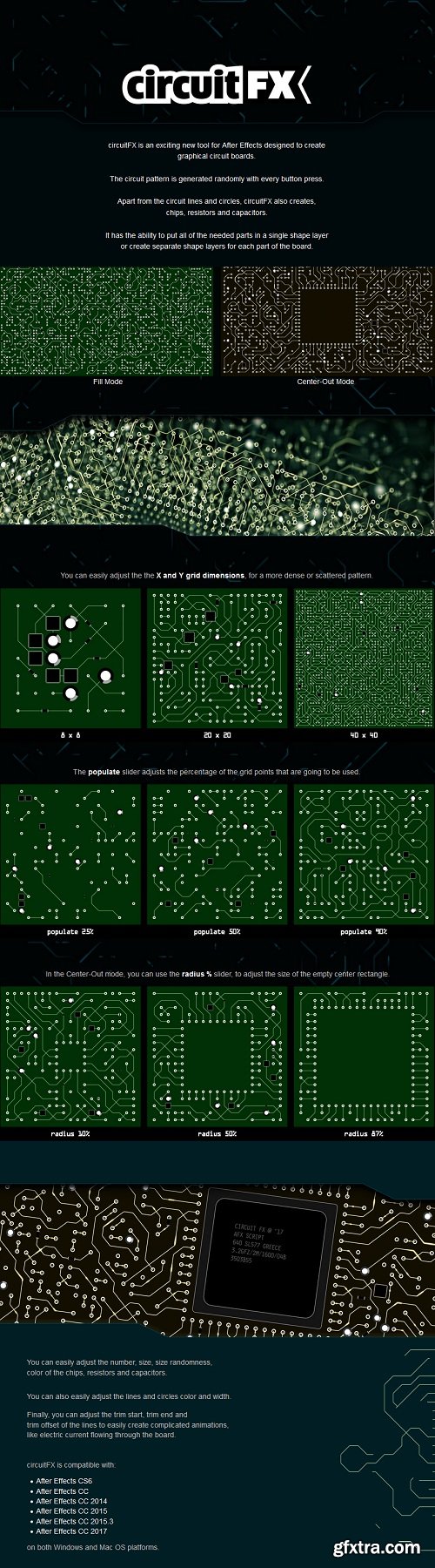 CircuitFX v1.0 - Plugin for After Effects