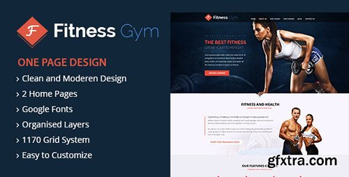 ThemeForest - Fitness Gym v1.0 - Landing Page Theme - 12535487