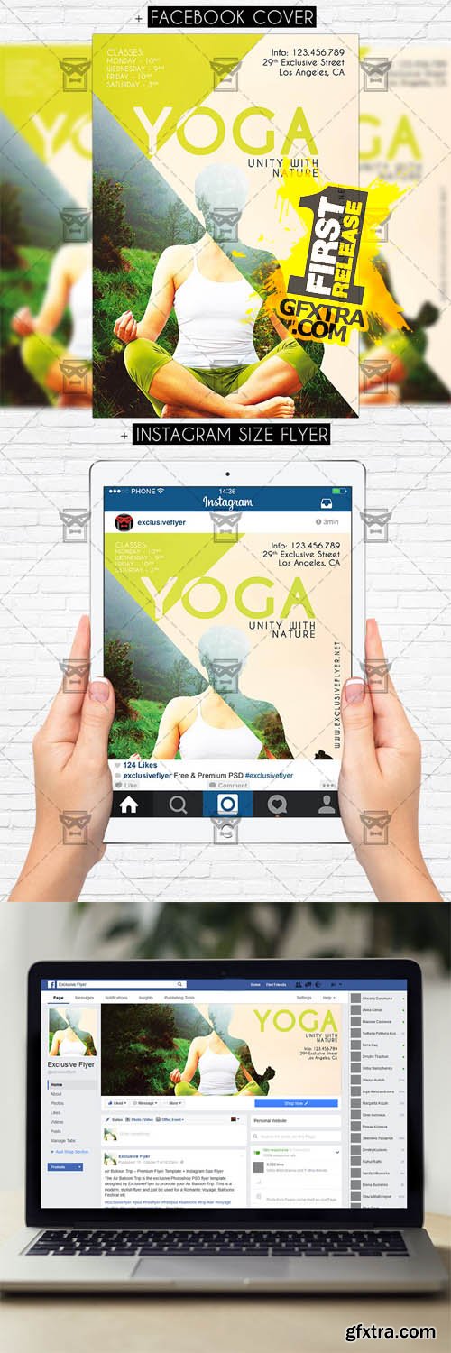 Yoga - Premium PSD Flyer Template