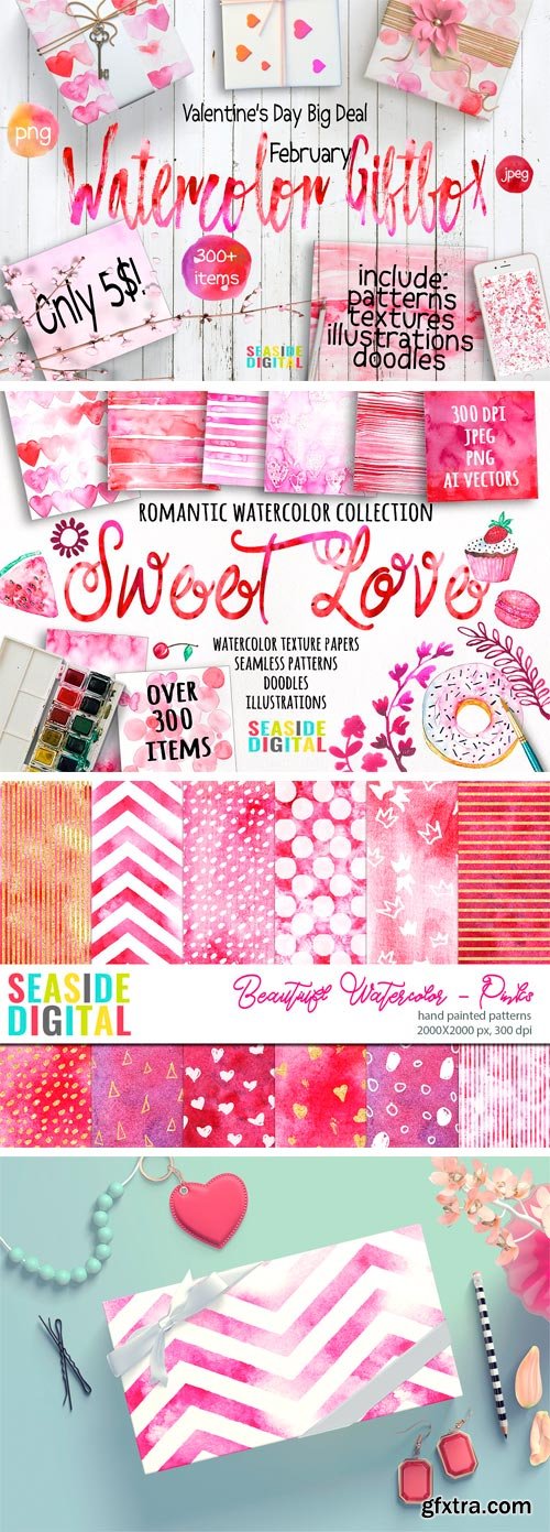 CM 1228782 - Watercolor Giftbox - February Deal