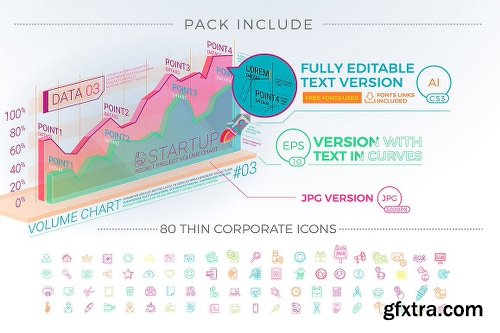 CreativeMarket Colorful Corporate Infographics 1241434