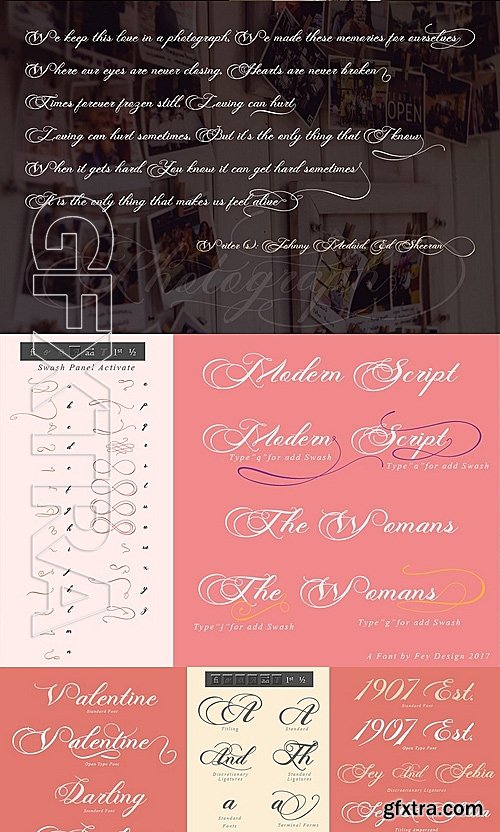 CM - Photograph - Script Wedding Font 1232046