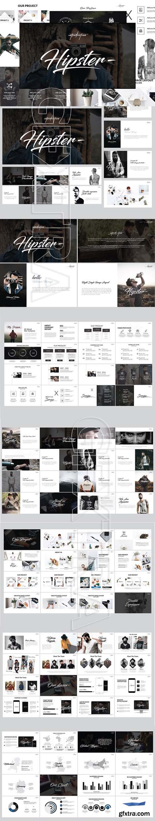 CM - Hipster v2 Powerpoint Template 1266539