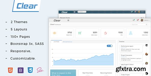 ThemeForest - Clear v1.0 - Bootstrap + VueJS Admin Template - 19339739