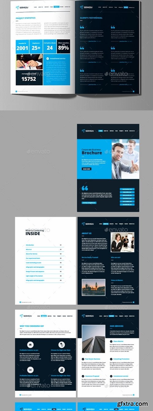 GraphicRiver - Web Style Brochure Template V37 19292117