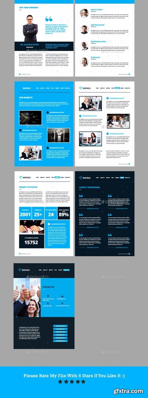 GraphicRiver - Web Style Brochure Template V37 19292117