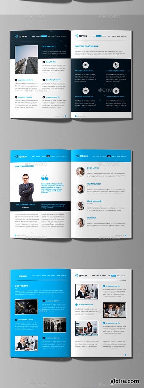 GraphicRiver - Web Style Brochure Template V37 19292117