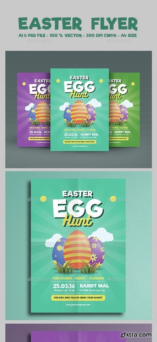 GraphicRiver - Easter Flyer Vol 03 15163814