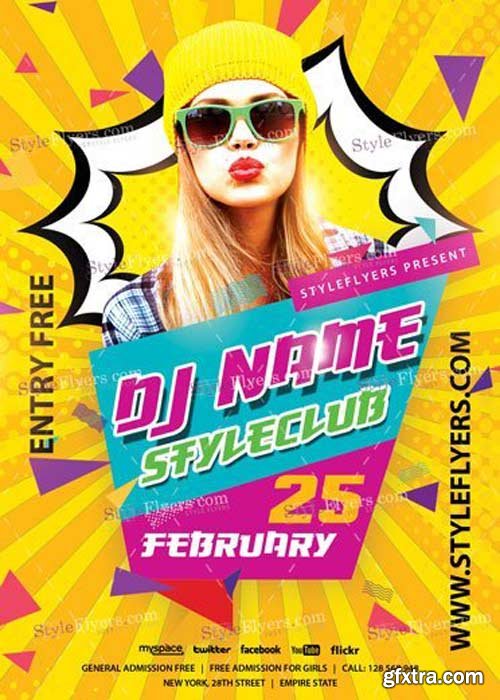 Dj V11 PSD Flyer Template